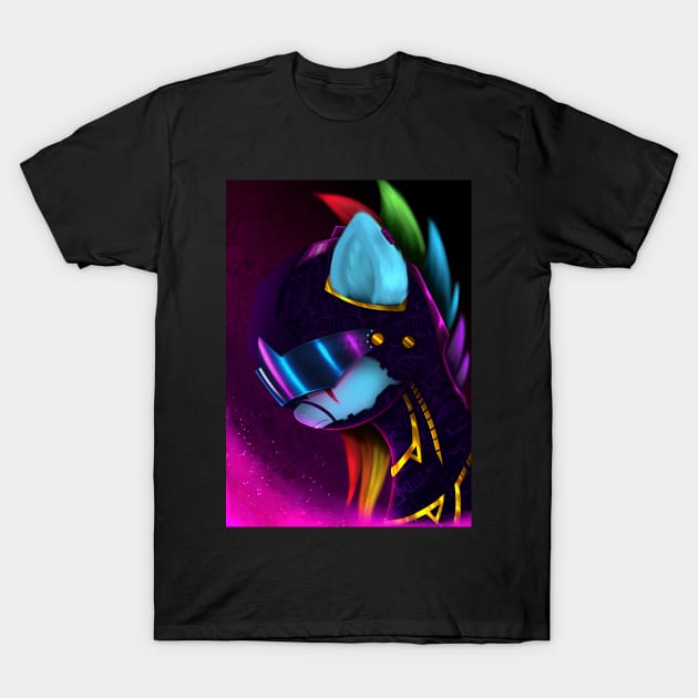 Rainbow Dash Synthwave T-Shirt by Darksly